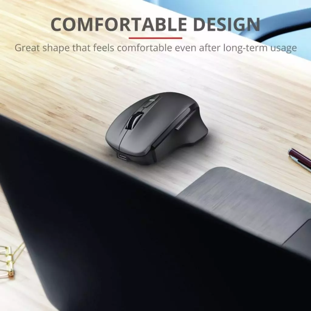 Мышка Trust Themo Wireless Black (23340) - 8