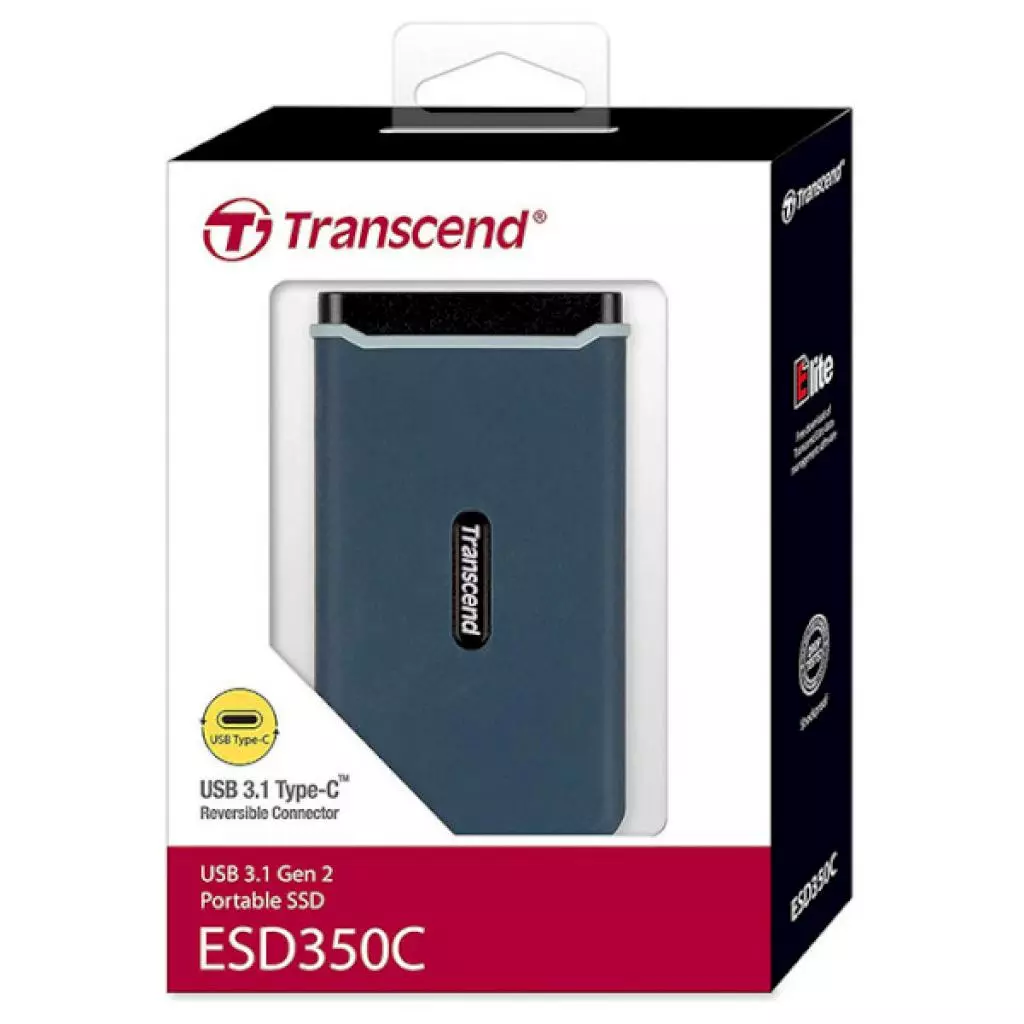 Накопитель SSD USB 3.1 480GB Transcend (TS480GESD350C) - 3