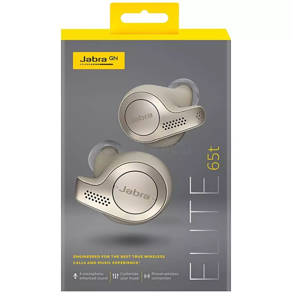 Наушники Jabra Elite 65t Gold Beige - 4 Наушники Jabra Elite 65t Gold Beige - 4