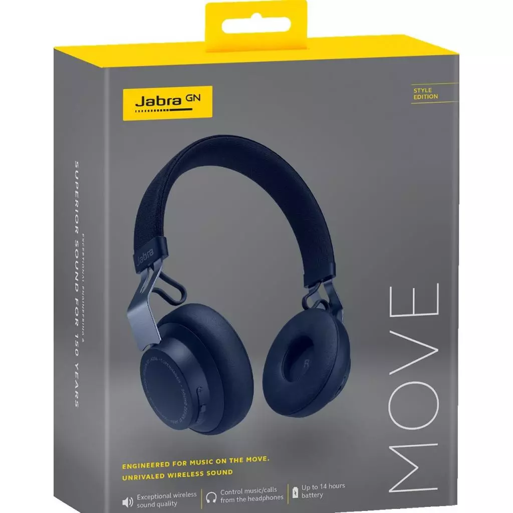 Наушники Jabra Move Style Navy Blue - 5 Наушники Jabra Move Style Navy Blue - 5