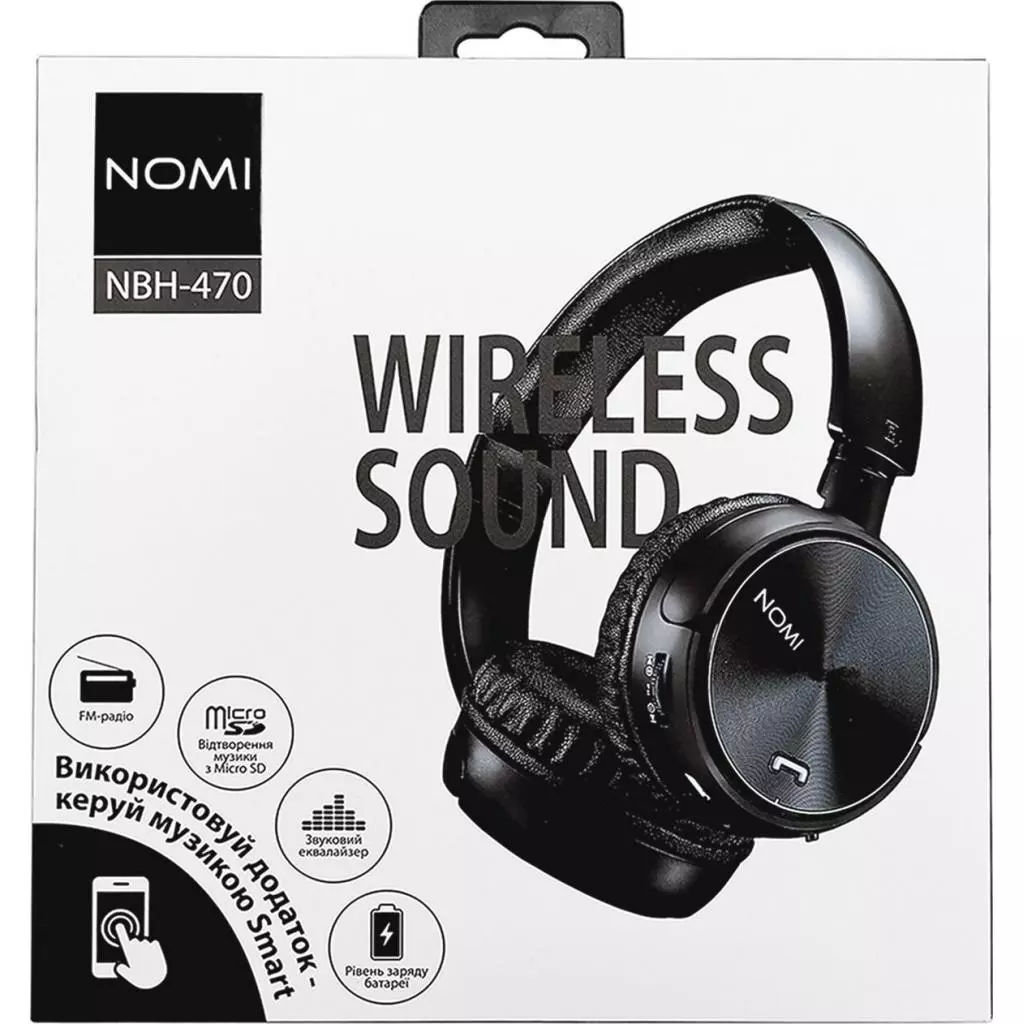 Наушники Nomi NBH- 470 Black - 5 Наушники Nomi NBH- 470 Black - 5