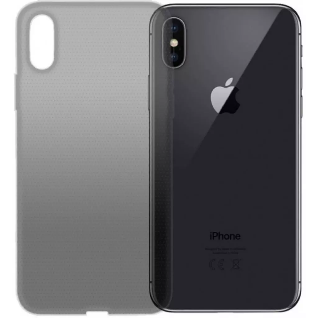 Чехол для моб. телефона Global (TPU) Extra Slim Apple iPhone XS (Dark) (1283126487378)