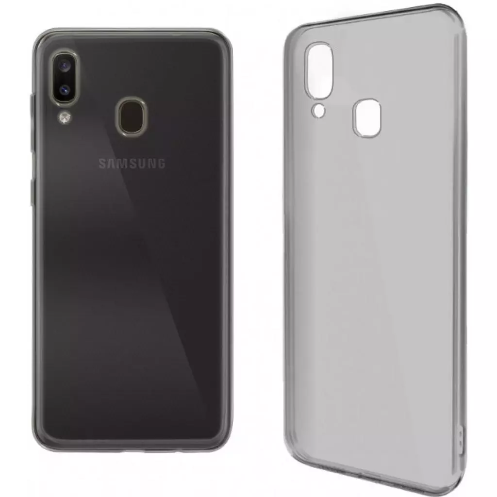 Чехол для моб. телефона Global (TPU) Extra Slim Samsung A20 (Dark) (1283126491955)