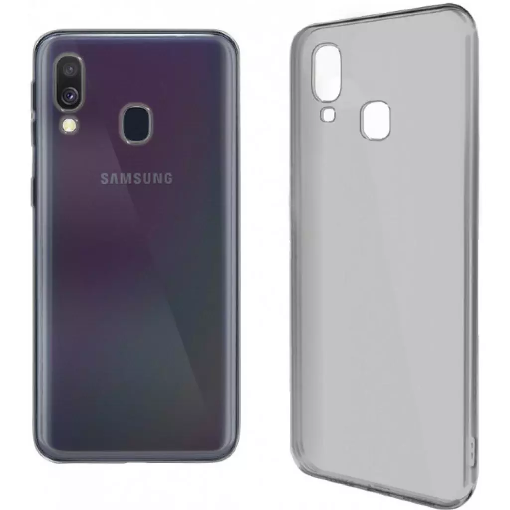 Чехол для моб. телефона Global (TPU) Extra Slim Samsung A40 (Dark) (1283126491979)
