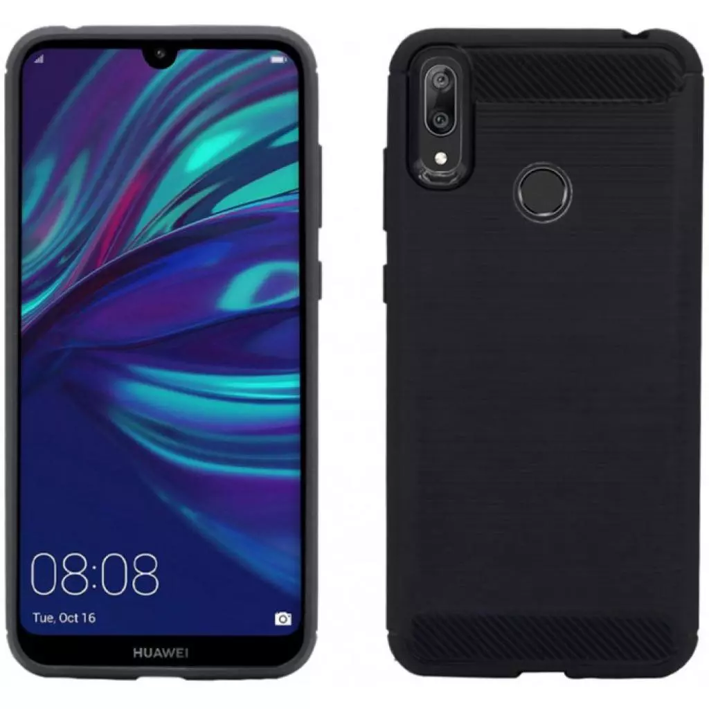 Чехол для моб. телефона Global GlobalCase Leo Huawei Y7 2019 (Black) (1283126490491) - 1 Чехол для моб. телефона Global GlobalCase Leo Huawei Y7 2019 (Black) (1283126490491) - 1