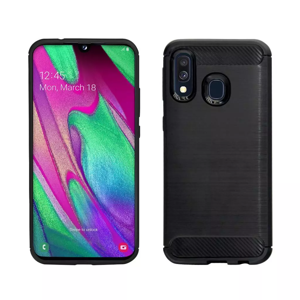 Чехол для моб. телефона Global GlobalCase Leo Samsung A40 (Black)  (1283126492013) - купить с доставкой по Украине, Киев, Одессу по выгодной  цене на сайте телефонов, смартфонов, компьютеров Digit