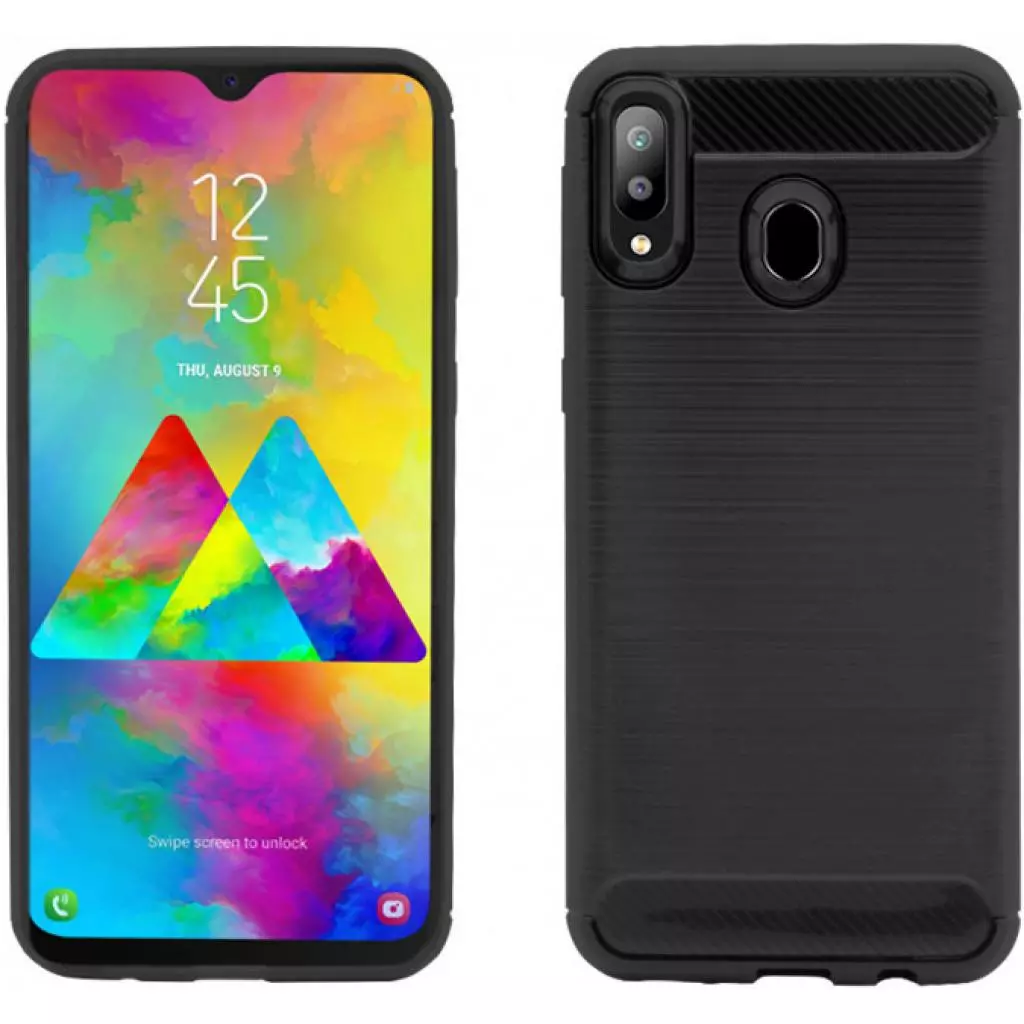 Чехол для моб. телефона Global GlobalCase Leo Samsung M20 (Black) (1283126491337)
