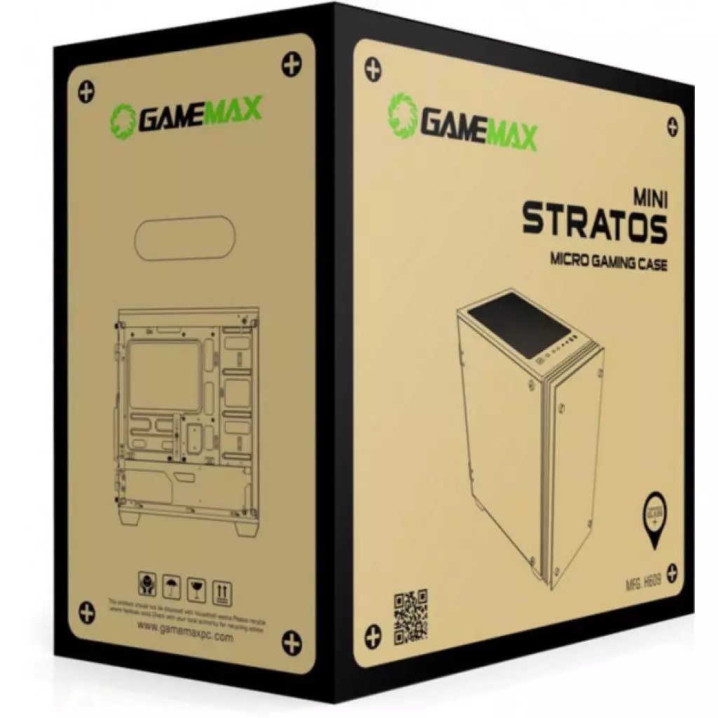 Корпус Gamemax MINI STRATOS - 3 Корпус Gamemax MINI STRATOS - 3