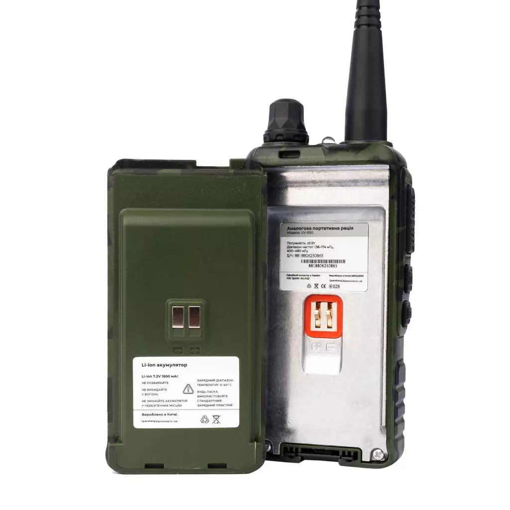 Портативная рация Quansheng UV-R50 Green - 7