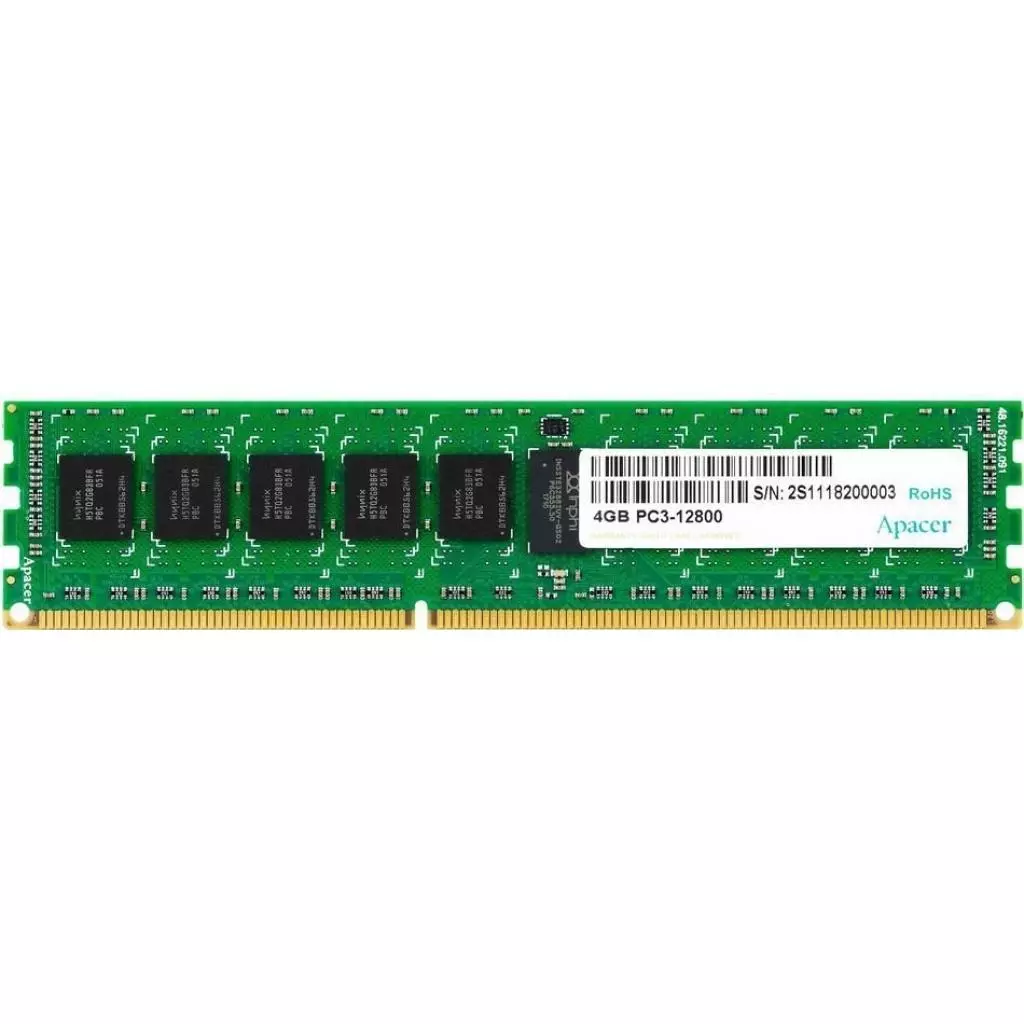 Модуль памяти для компьютера DDR3 4GB 1600 MHz Apacer (DL.04G2K.HAM)