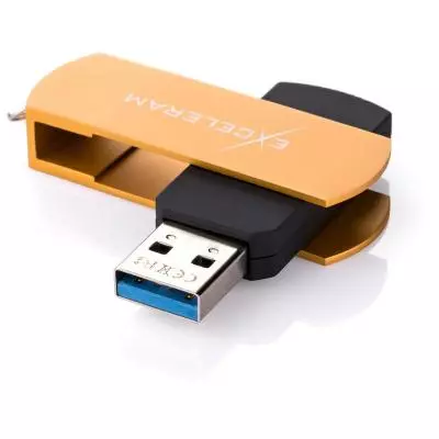 USB флеш накопитель eXceleram 64GB P2 Series Gold/Black USB 3.1 Gen 1 (EXP2U3GOB64) - 1 USB флеш накопитель eXceleram 64GB P2 Series Gold/Black USB 3.1 Gen 1 (EXP2U3GOB64) - 1