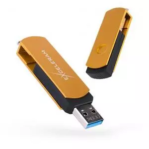 USB флеш накопитель eXceleram 64GB P2 Series Gold/Black USB 3.1 Gen 1 (EXP2U3GOB64)