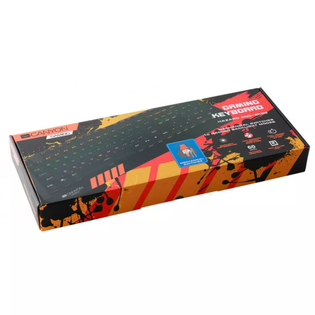 Клавиатура Canyon CND-SKB6-RU Black (CND-SKB6-RU) - 2 Клавиатура Canyon CND-SKB6-RU Black (CND-SKB6-RU) - 2