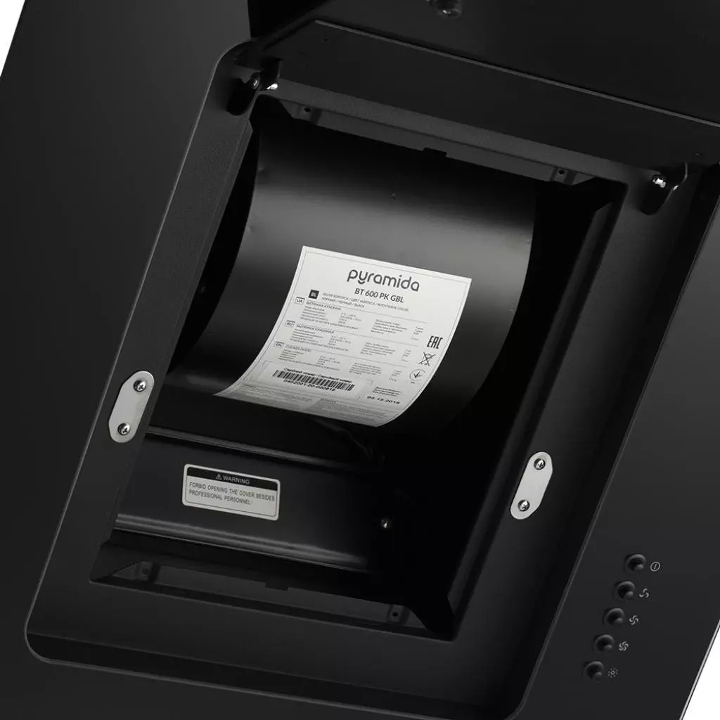 Вытяжка кухонная Pyramida BT 600 PK GBL (BT600PKGBL) - 8 Вытяжка кухонная Pyramida BT 600 PK GBL (BT600PKGBL) - 8