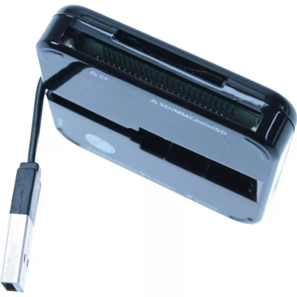 Считыватель флеш-карт Mediarange USB 2.0 All-in-one (MRCS501) - 1 Считыватель флеш-карт Mediarange USB 2.0 All-in-one (MRCS501) - 1