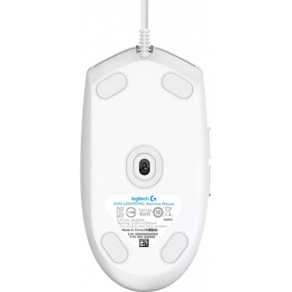 Мышка Logitech G102 Lightsync White (910-005824) - 5