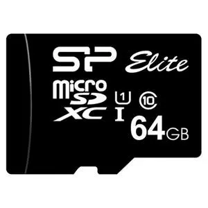 Карта памяти Silicon Power 64GB microSDXC class 10 UHS-I Elite (SP064GBSTXBU1V10)