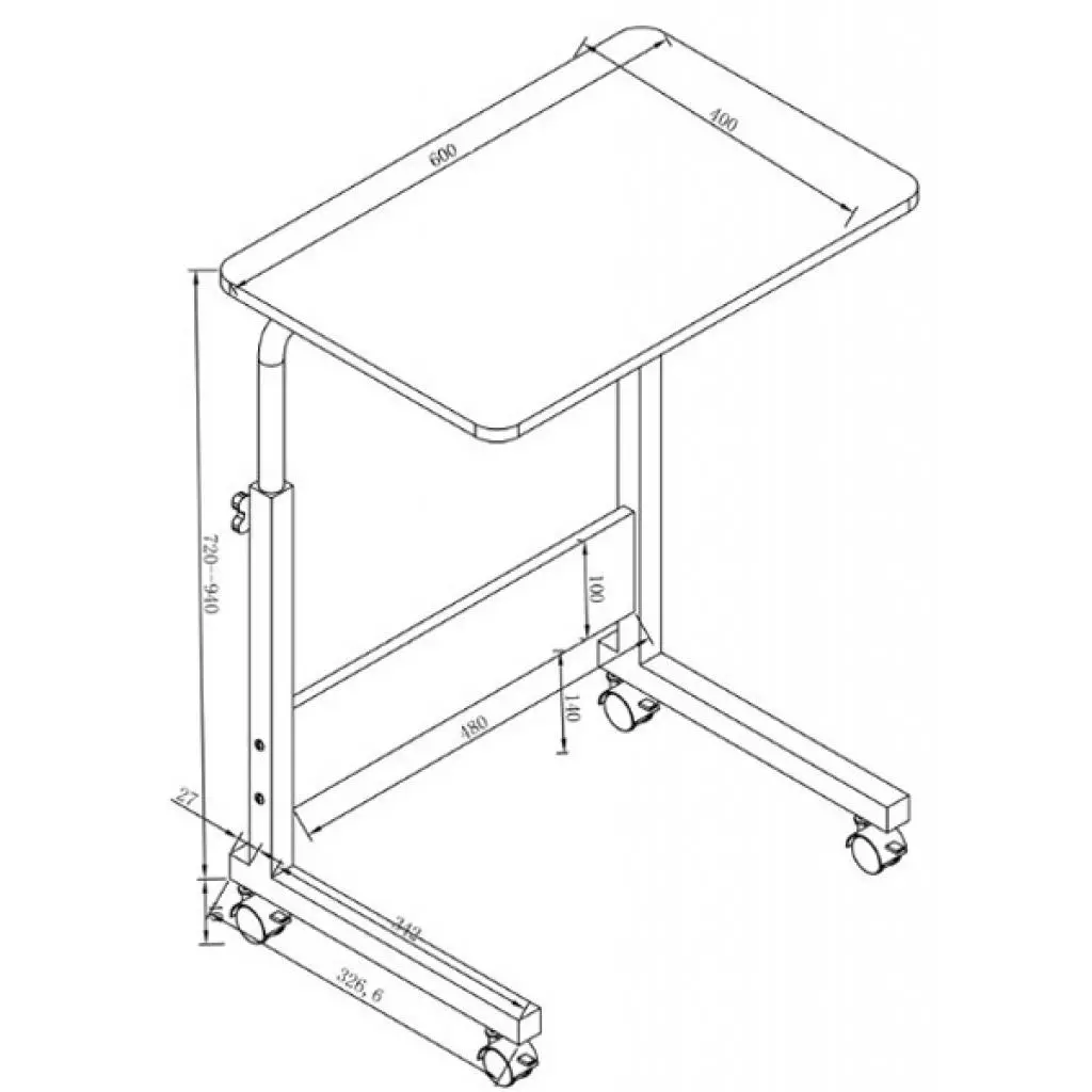 Столик для ноутбука UFT T35 Wood (UFT T35 Wood) - 3 Столик для ноутбука UFT T35 Wood (UFT T35 Wood) - 3