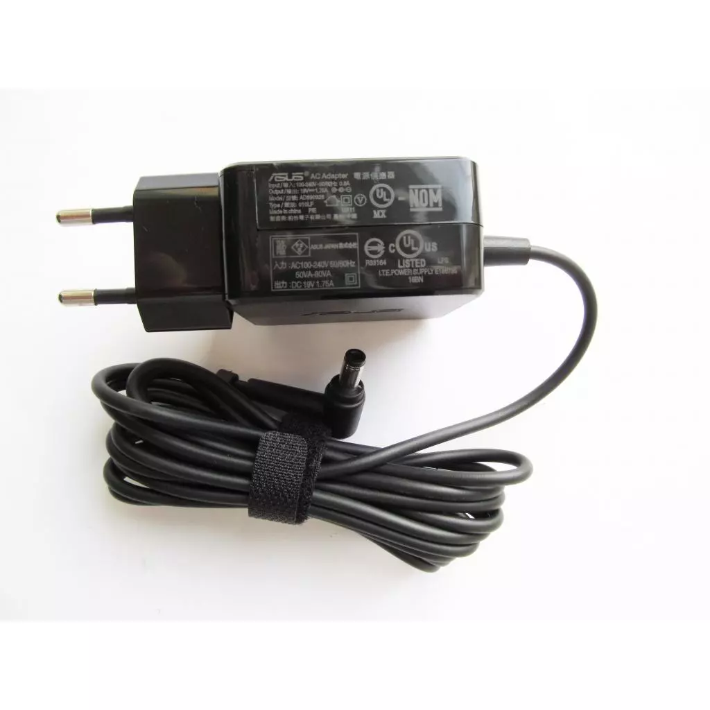 Блок питания к ноутбуку ASUS 33W Zenbook 19V, 1.75A, 5.5/2.5, without indicator, wall mou (A40272) - 1 Блок питания к ноутбуку ASUS 33W Zenbook 19V, 1.75A, 5.5/2.5, without indicator, wall mou (A40272) - 1