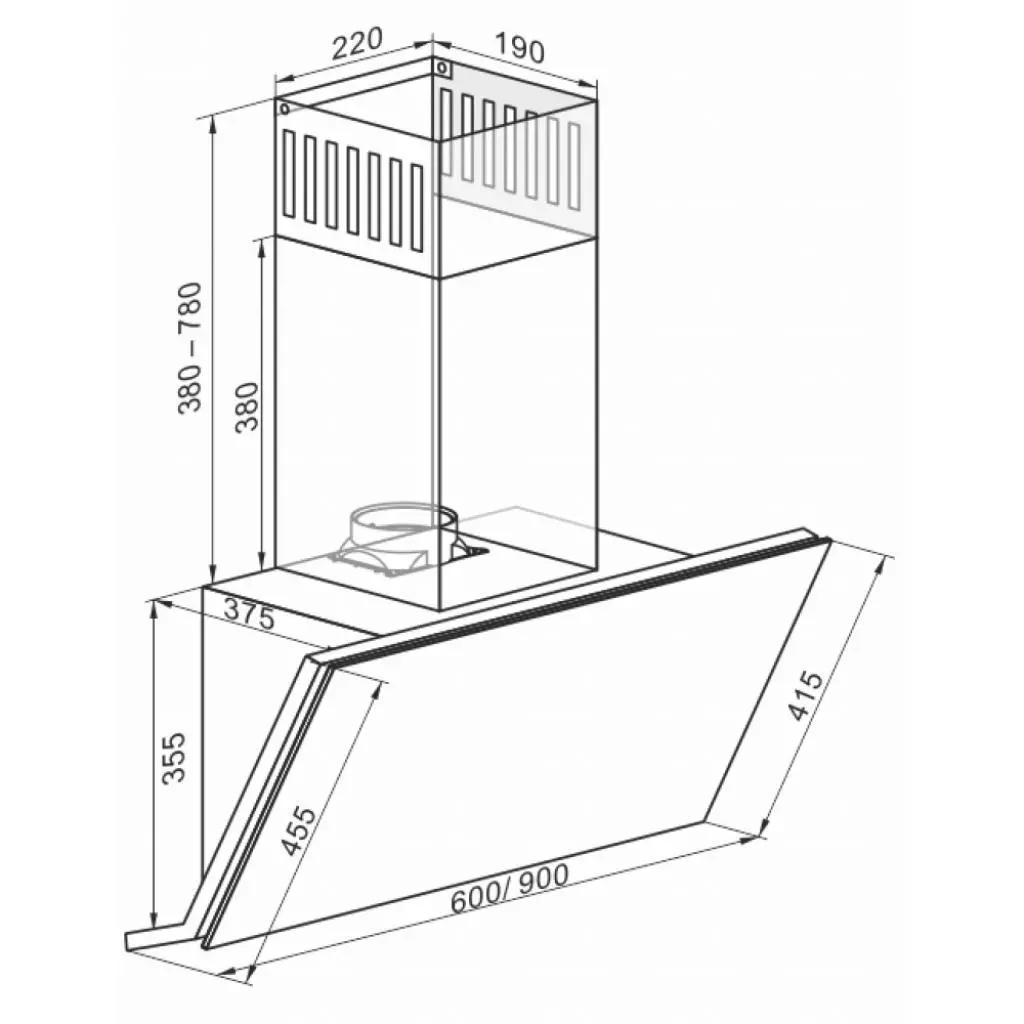 Вытяжка кухонная Kaiser AT6430FECO - 3 Вытяжка кухонная Kaiser AT6430FECO - 3