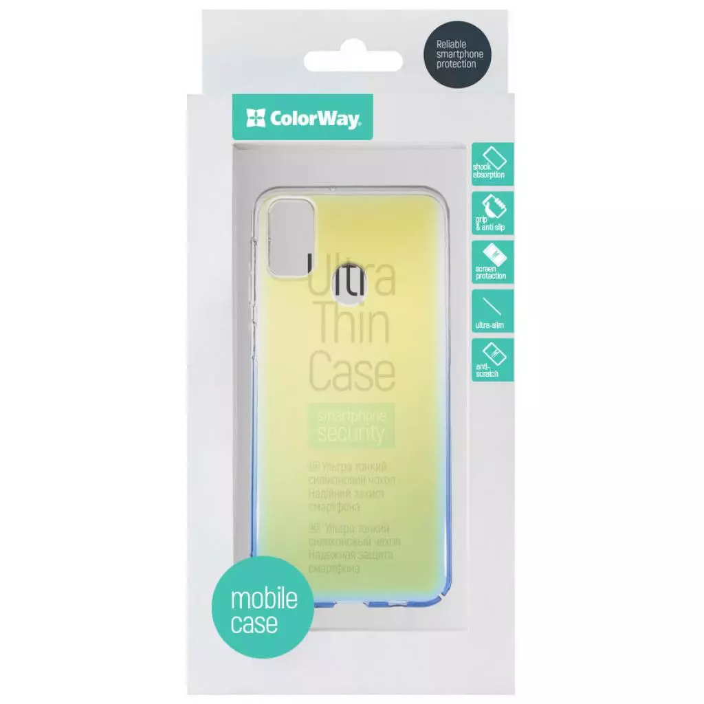 Чехол для моб. телефона ColorWay PC Gradient Samsung Galaxy M30S, blue (CW-CPGSGM307-BU) - 2 Чехол для моб. телефона ColorWay PC Gradient Samsung Galaxy M30S, blue (CW-CPGSGM307-BU) - 2