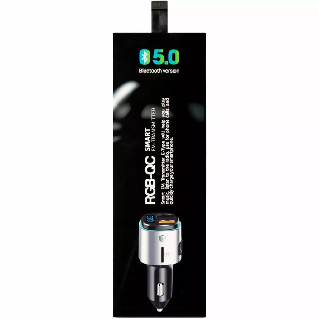 FM модулятор Gelius Pro RGB-QC GP-FMT040 Black/Silver - 5 FM модулятор Gelius Pro RGB-QC GP-FMT040 Black/Silver - 5