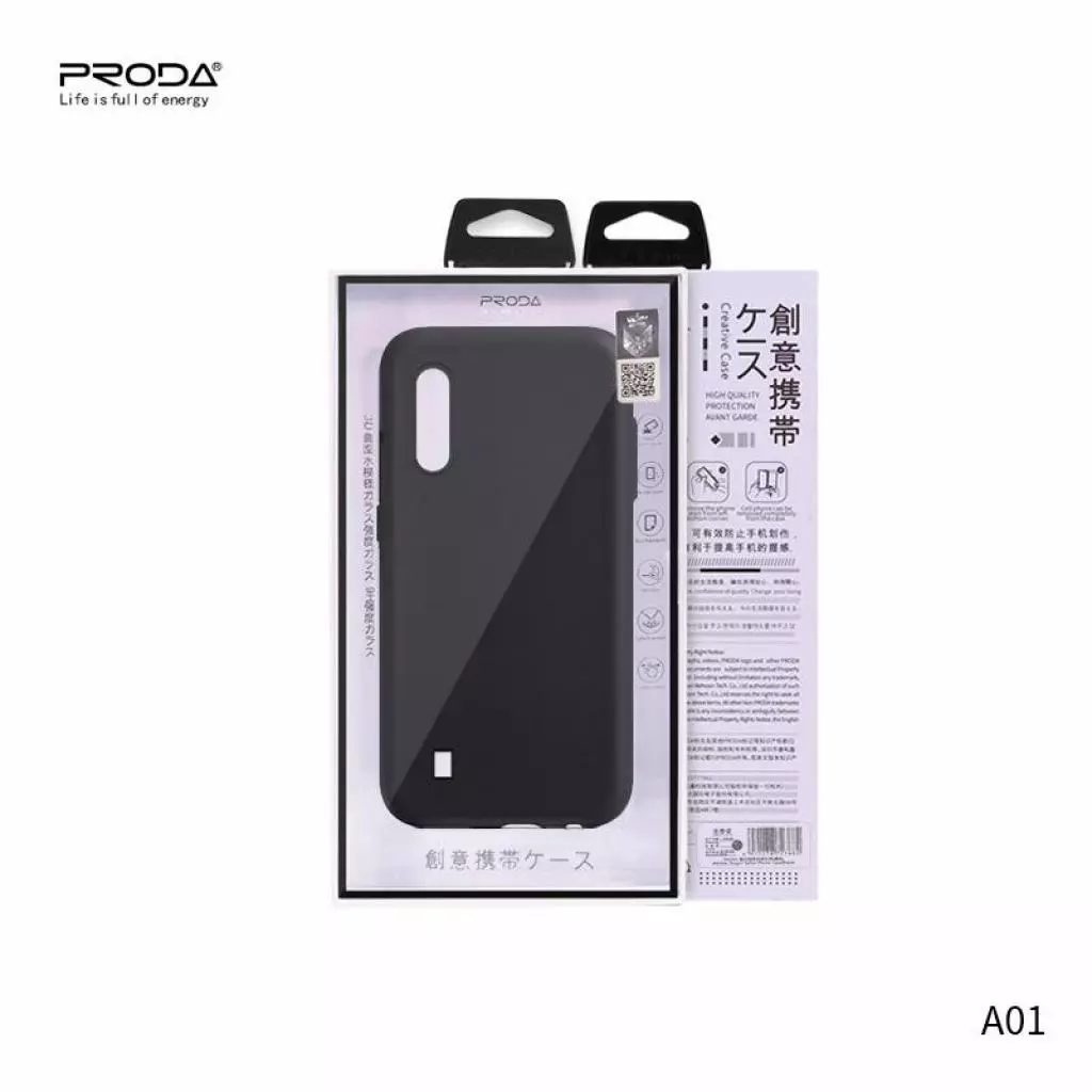 Чехол для моб. телефона Proda Soft-Case для Samsung A01 Black (XK-PRD-A01-BK) - 1