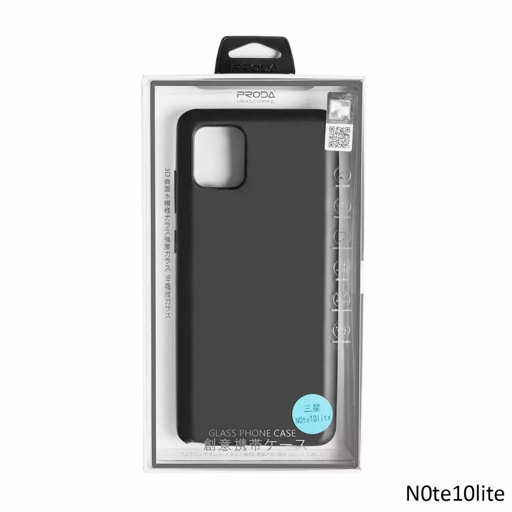 Чехол для моб. телефона Proda Soft-Case для Samsung Note 10 lite Black (XK-PRD-Note10 lite-BK) - 1 Чехол для моб. телефона Proda Soft-Case для Samsung Note 10 lite Black (XK-PRD-Note10 lite-BK) - 1