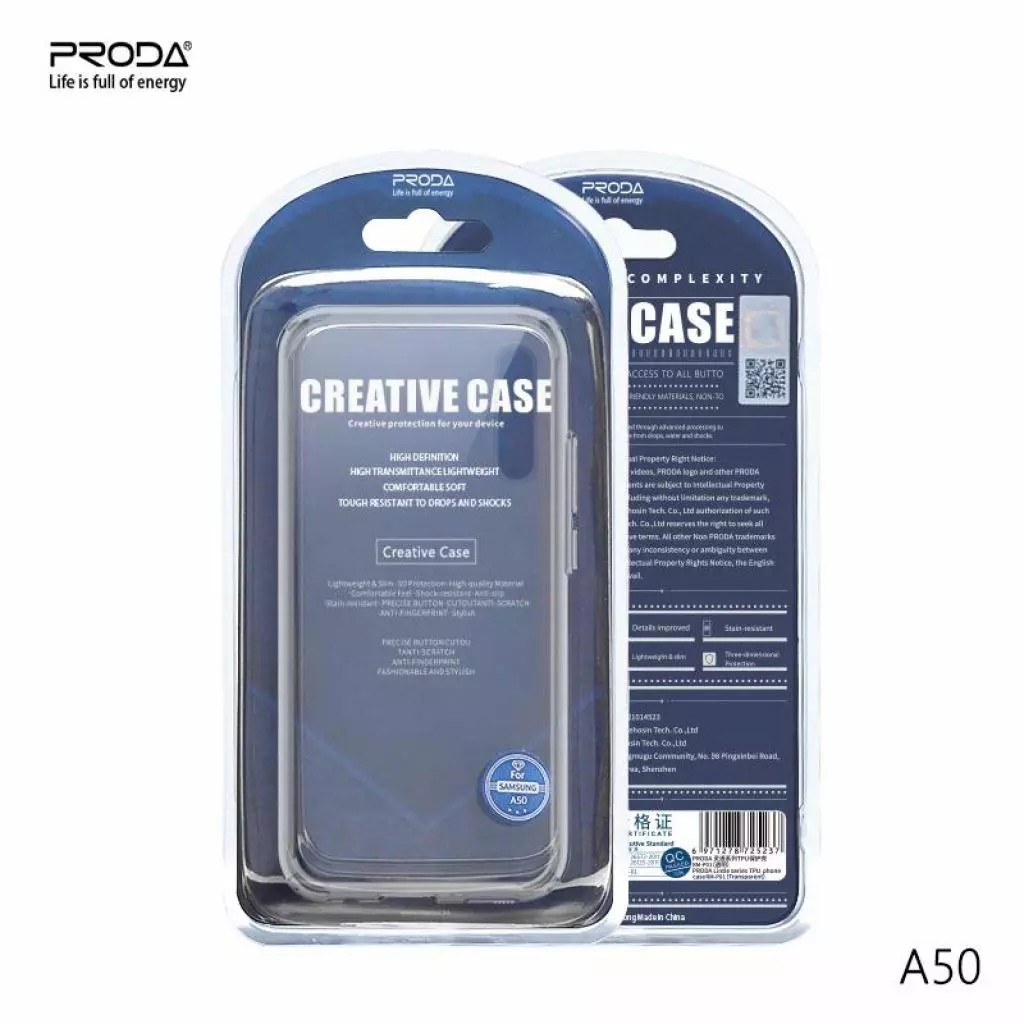 Чехол для моб. телефона Proda TPU-Case Samsung A50 (XK-PRD-TPU-A50) - 1