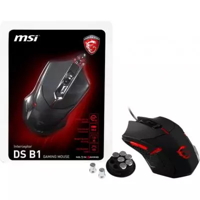 Мышка MSI Interceptor DS B1 USB Black - 3