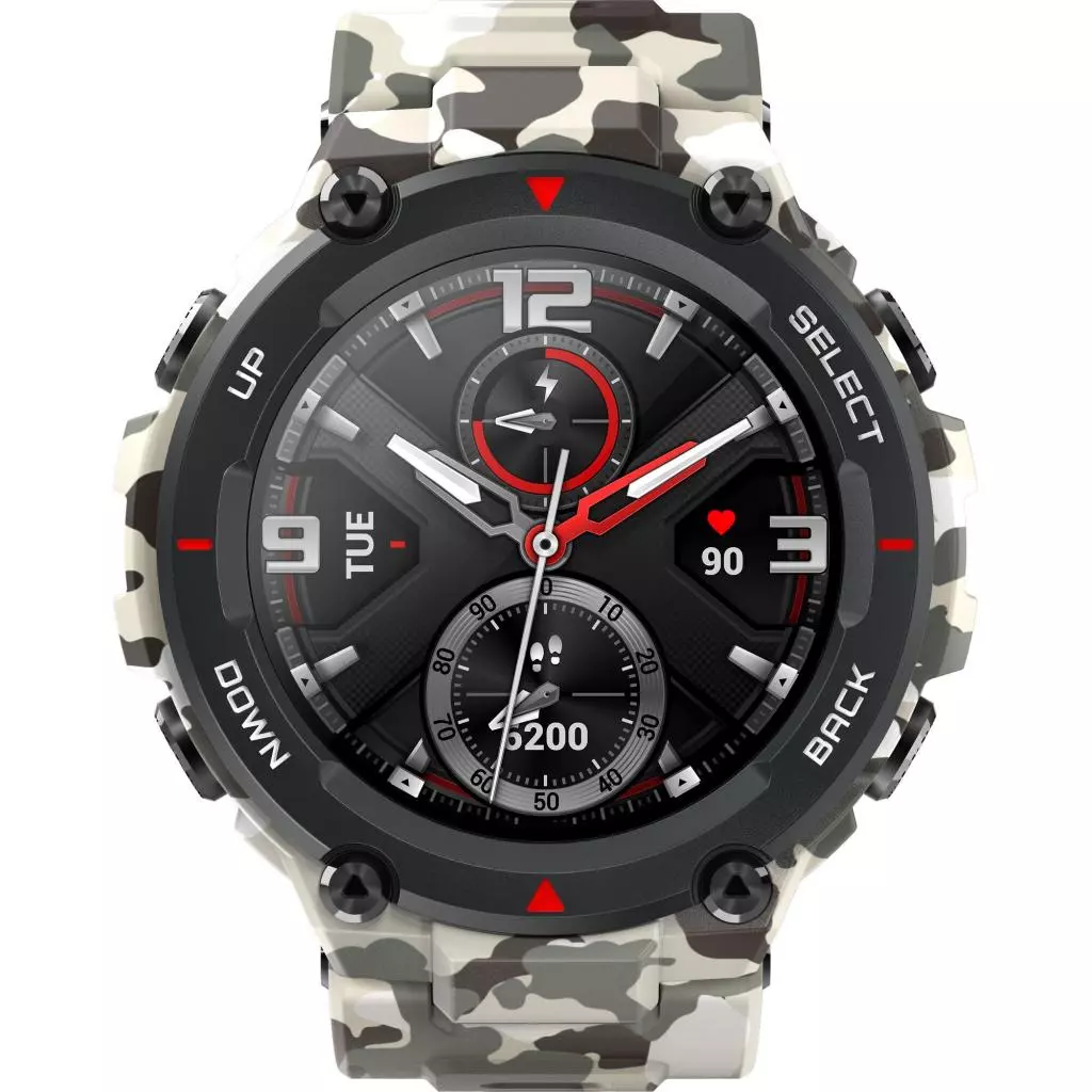 Смарт-часы Amazfit T-Rex Army Camo Green - 1