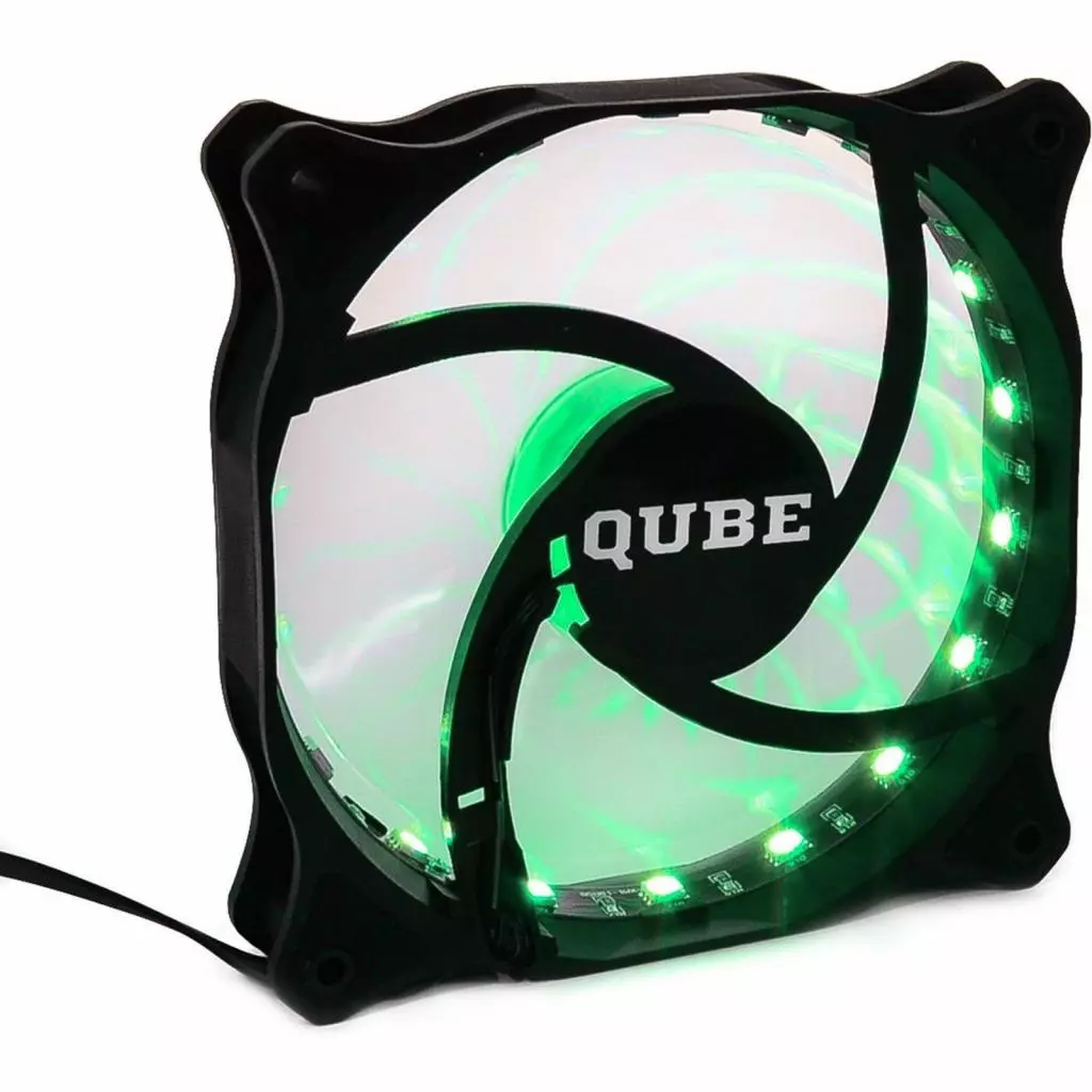 Кулер для корпуса Qube QB-RGB-120-18 - 2
