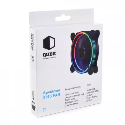 Кулер для корпуса Qube SPECTRUM 256C (QB-SPECTRUM-120-18) - 2