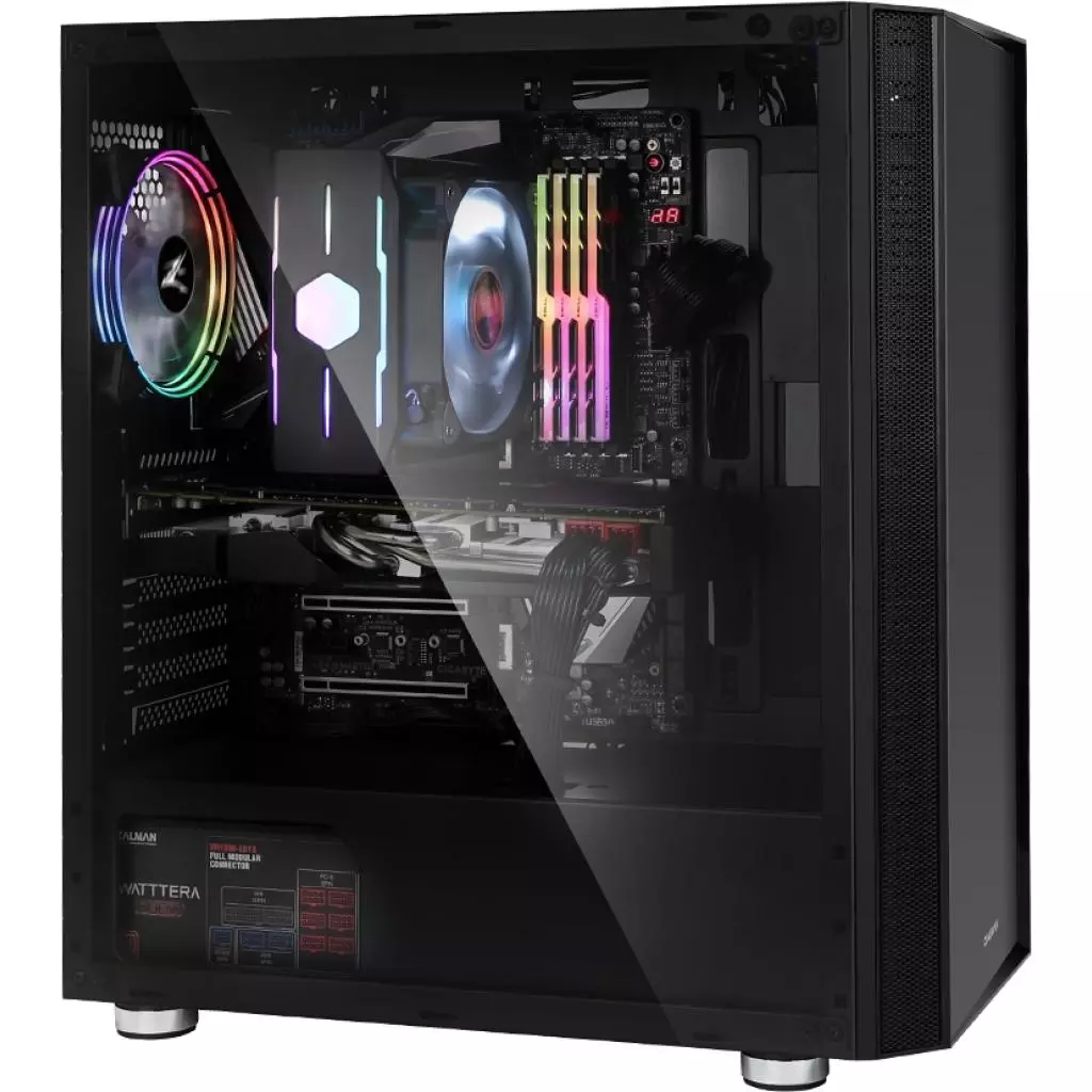 Корпус Zalman R2 Black RGB Glass - 3