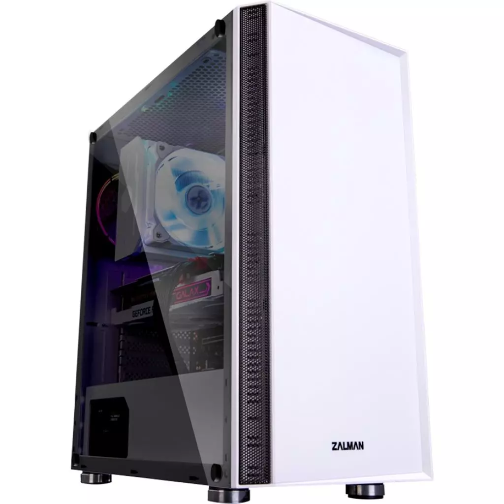 Корпус Zalman R2 White RGB Glass