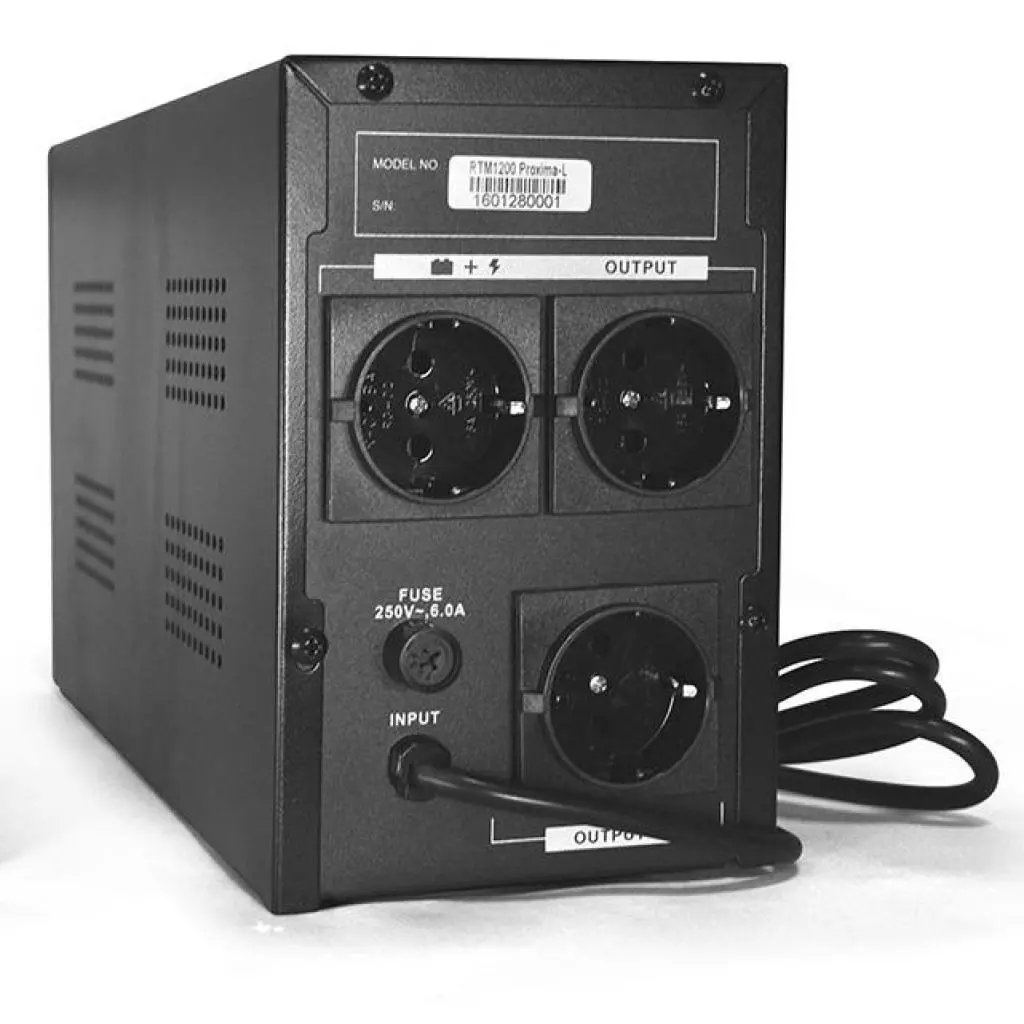 Источник бесперебойного питания Ritar RTM1200 (720W) Proxima-L (RTM1200L) - 1