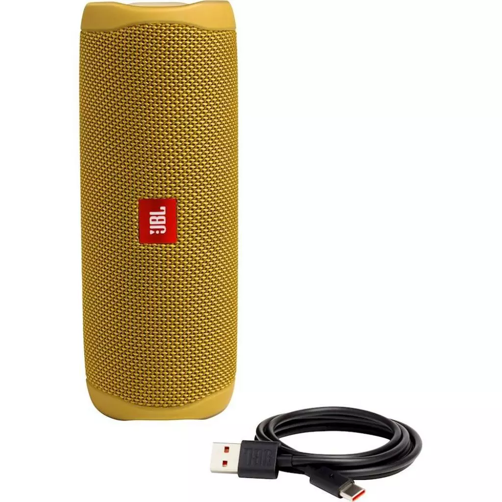 Акустическая система JBL Flip 5 Yellow (JBLFLIP5YEL) - 4