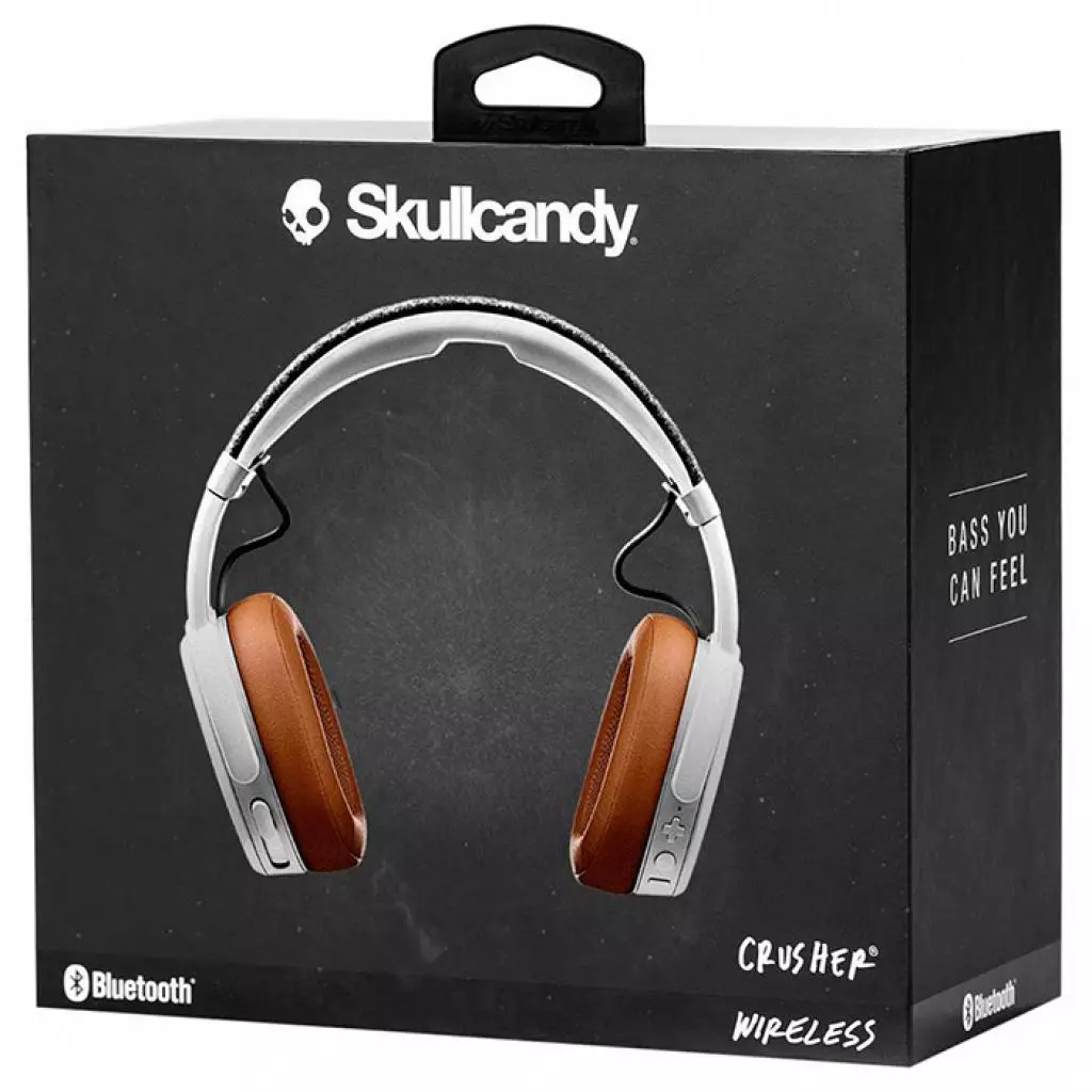 Наушники Skullcandy Crusher BT Gray/Tan (S6CRW-K590) - 4 Наушники Skullcandy Crusher BT Gray/Tan (S6CRW-K590) - 4