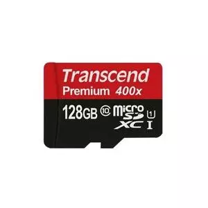 Карта памяти Transcend 128GB microSDXC class 10 UHS-I (TS128GUSDU1)