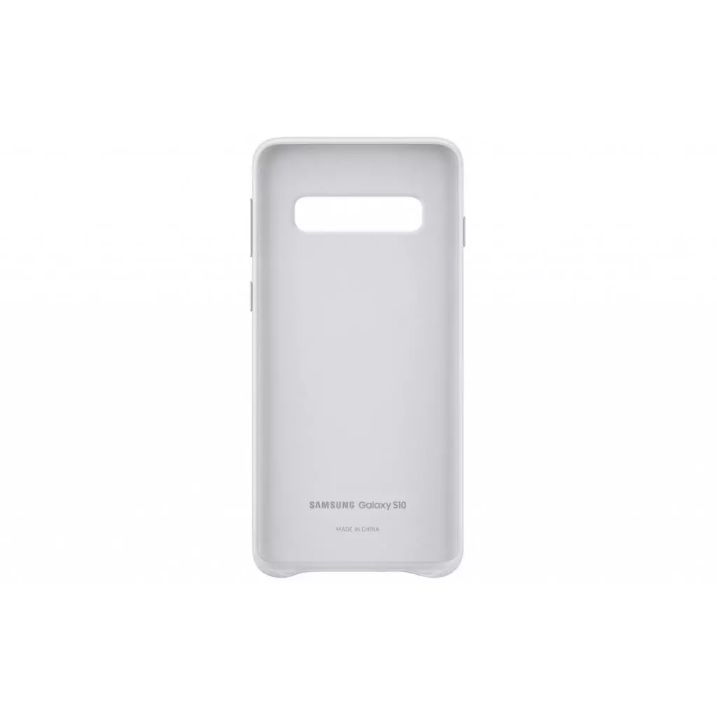 Чехол для моб. телефона Samsung Galaxy S10 (G973) Leather Cover White (EF-VG973LWEGRU) - 2
