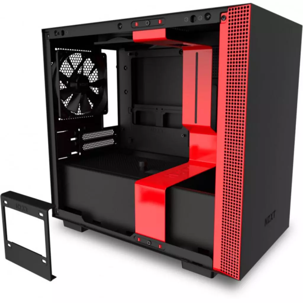 Корпус NZXT H210 Black/Red (CA-H210B-BR) - 2