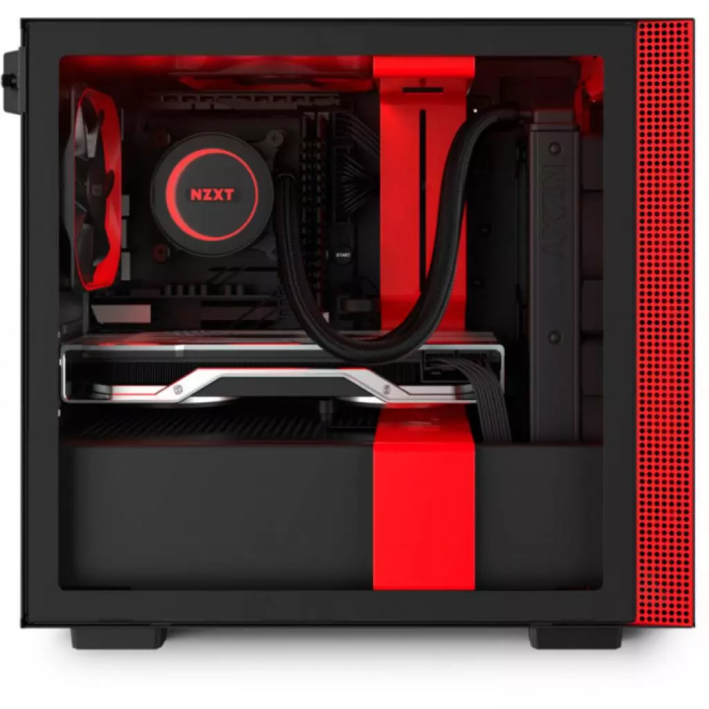 Корпус NZXT H210 Black/Red (CA-H210B-BR) - 3