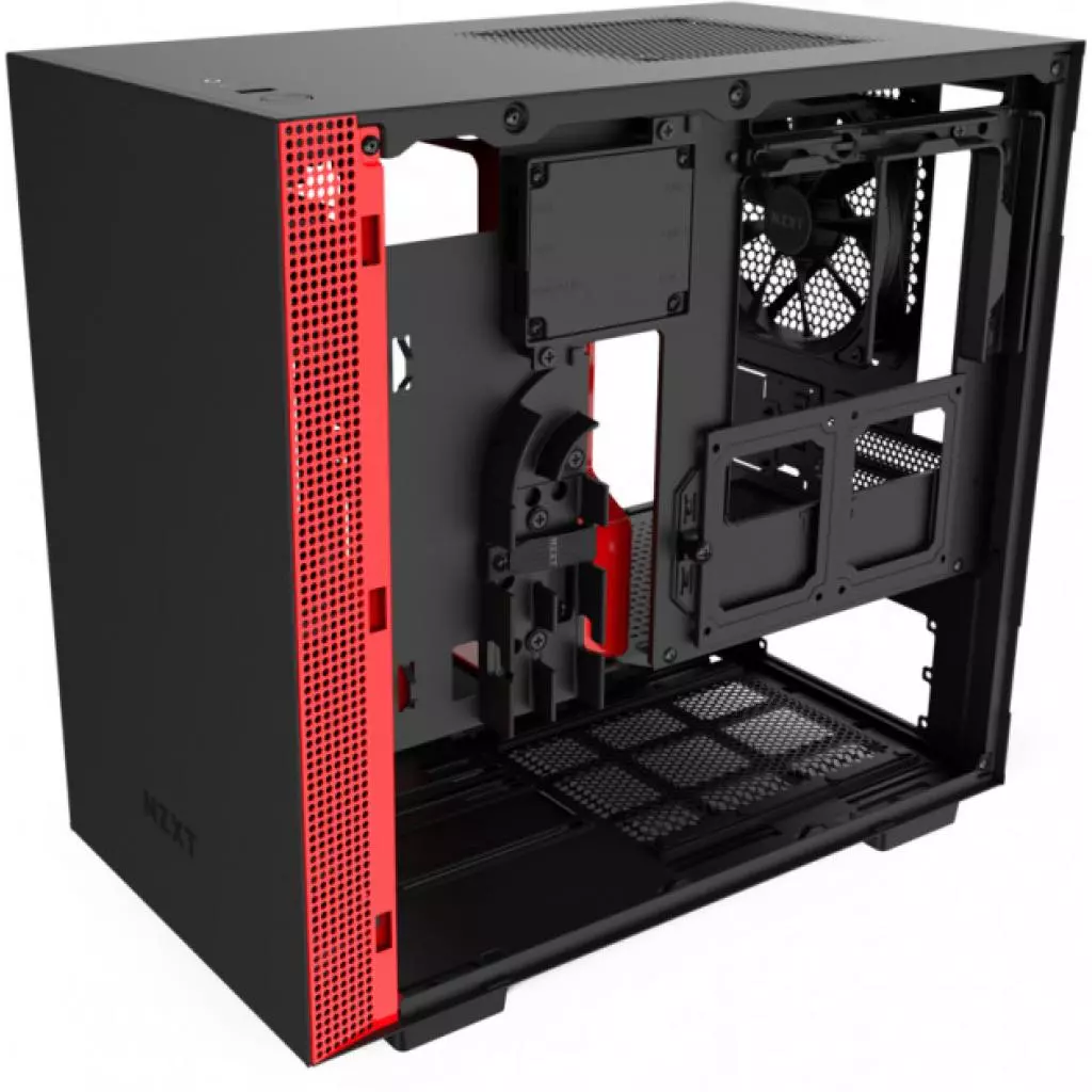 Корпус NZXT H210 Black/Red (CA-H210B-BR) - 4