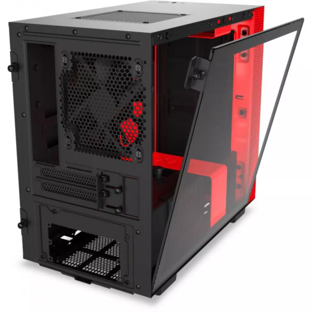 Корпус NZXT H210 Black/Red (CA-H210B-BR) - 7