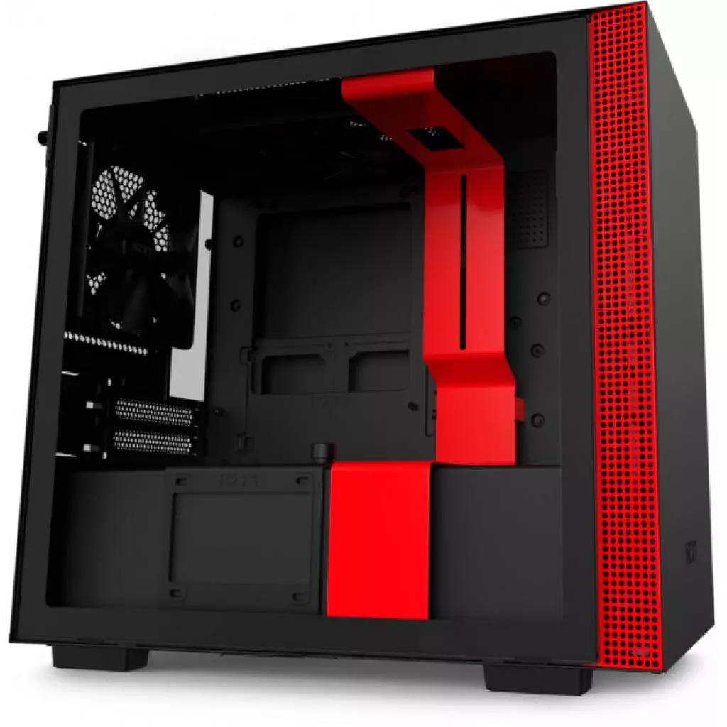Корпус NZXT H210 Black/Red (CA-H210B-BR) - 10
