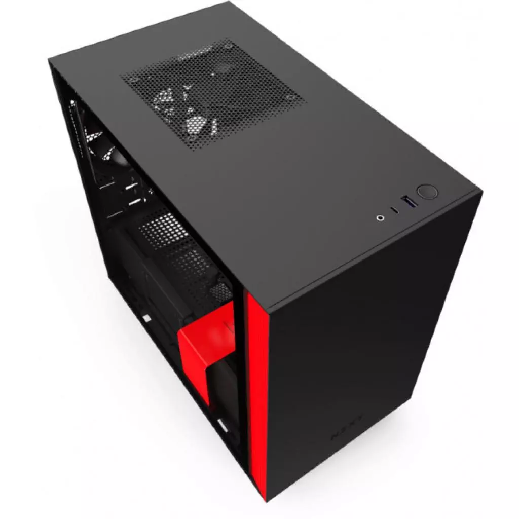 Корпус NZXT H210 Black/Red (CA-H210B-BR) - 11