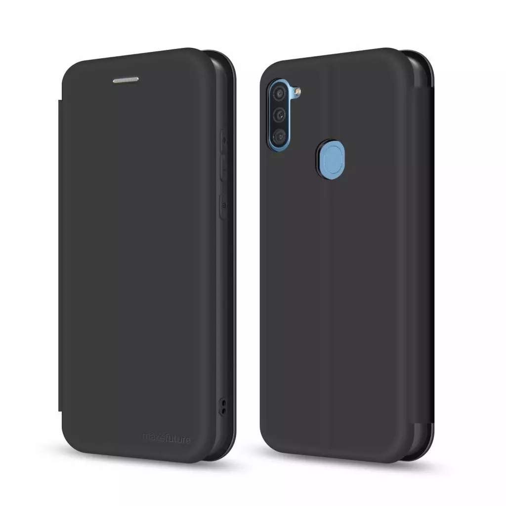 Чехол для моб. телефона MakeFuture Samsung A11 Flip (Soft-Touch PU) Black (MCP-SA11BK)