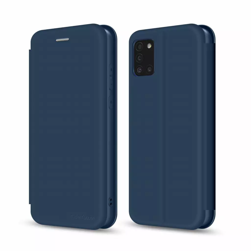 Чехол для моб. телефона MakeFuture Samsung A31 Flip (Soft-Touch PU) Blue (MCP-SA31BL)