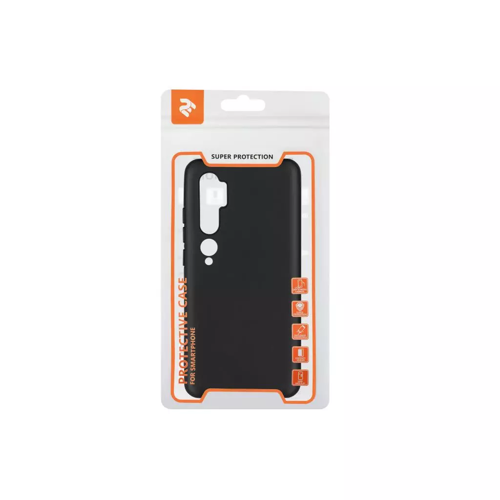 Чехол для моб. телефона 2E Xiaomi Mi Note 10, Soft feeling, Black (2E-MI-N10-OCSF-BK) - 2