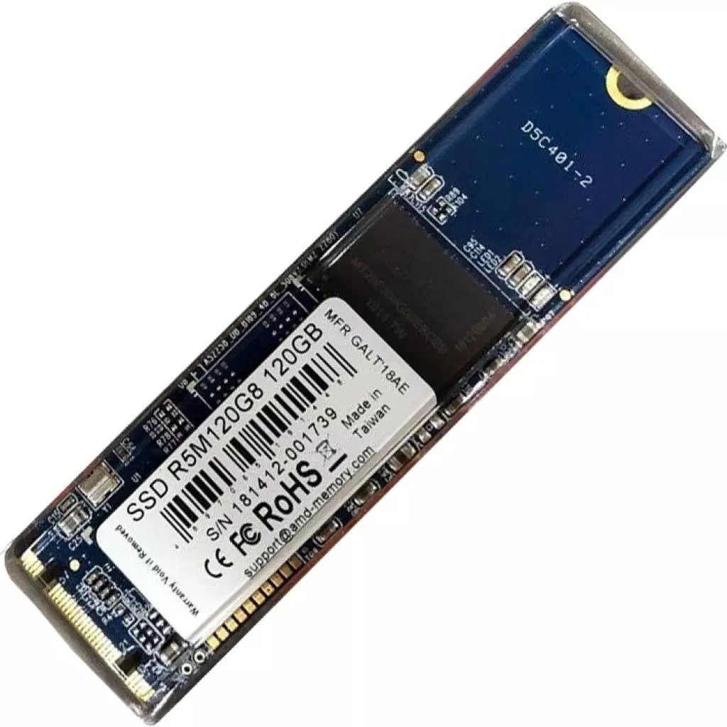 Накопитель SSD M.2 2280 120GB AMD (R5M120G8) - 1